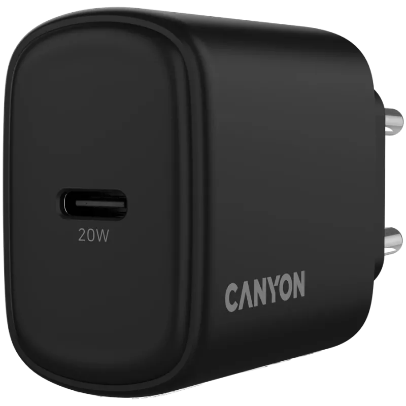 CANYON charger OnCharge 200 20W 1xPD EU Black