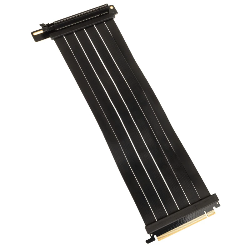 Kolink PCI Express 5.0 x16 to x16 Riser-Cable, 90 degrees, black – 30 cm