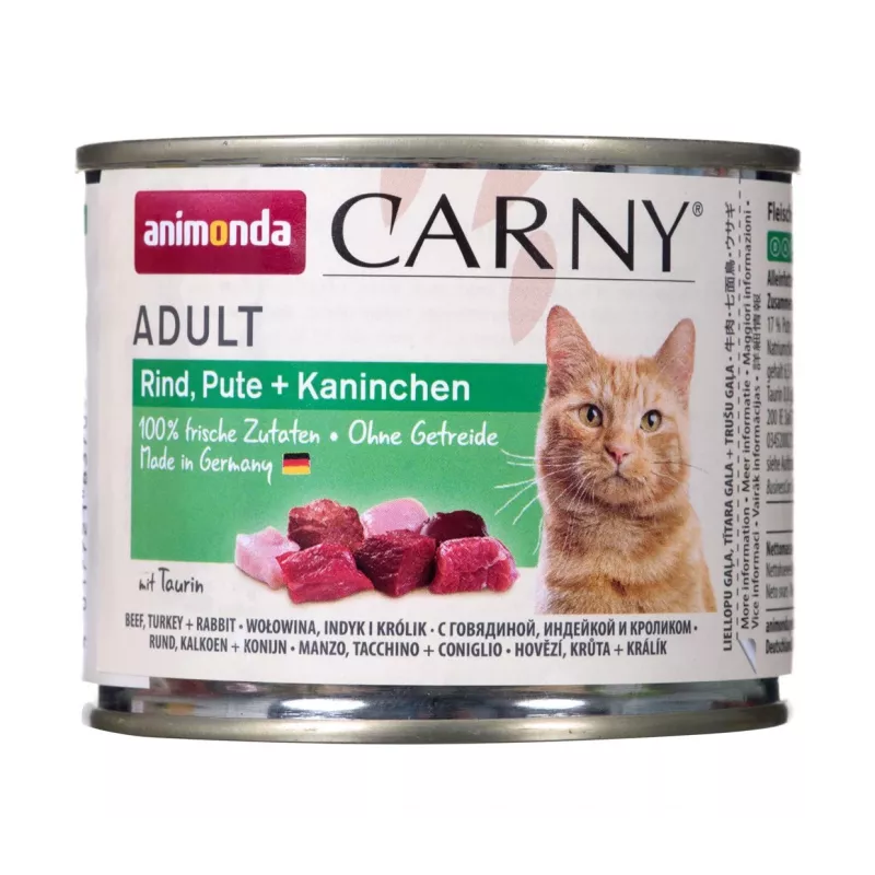 ANIMONDA Carny Adult Beef, turkey and rabbit - wet cat food - 200g