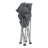Camping chair Outwell 470474 — 4-leg folding chair, maximum load 150 kg, Black/Grey