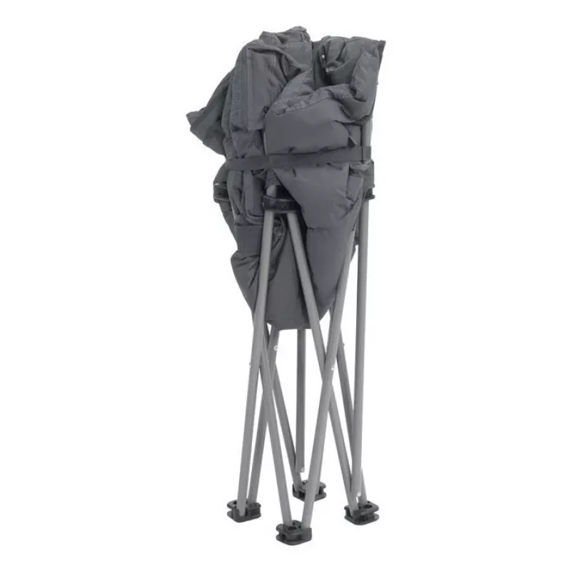 Camping chair Outwell 470474 — 4-leg folding chair, maximum load 150 kg, Black/Grey