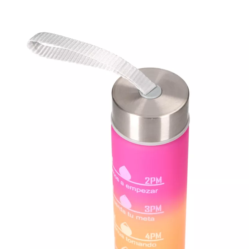 Extralink Motivational Water Bottle 3W1 Set Pink-Orange 2000ML+900ML+300ML