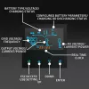 Qoltec, voltage converter, hybrid solar inverter Off-Grid 4kVA 4kW 120A MPPT LCD Wi-Fi BMS Sinus