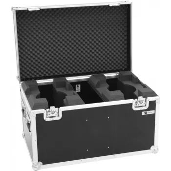 Flightcase Roadinger for 2x LED TMH-X7 moving head — protective transport case