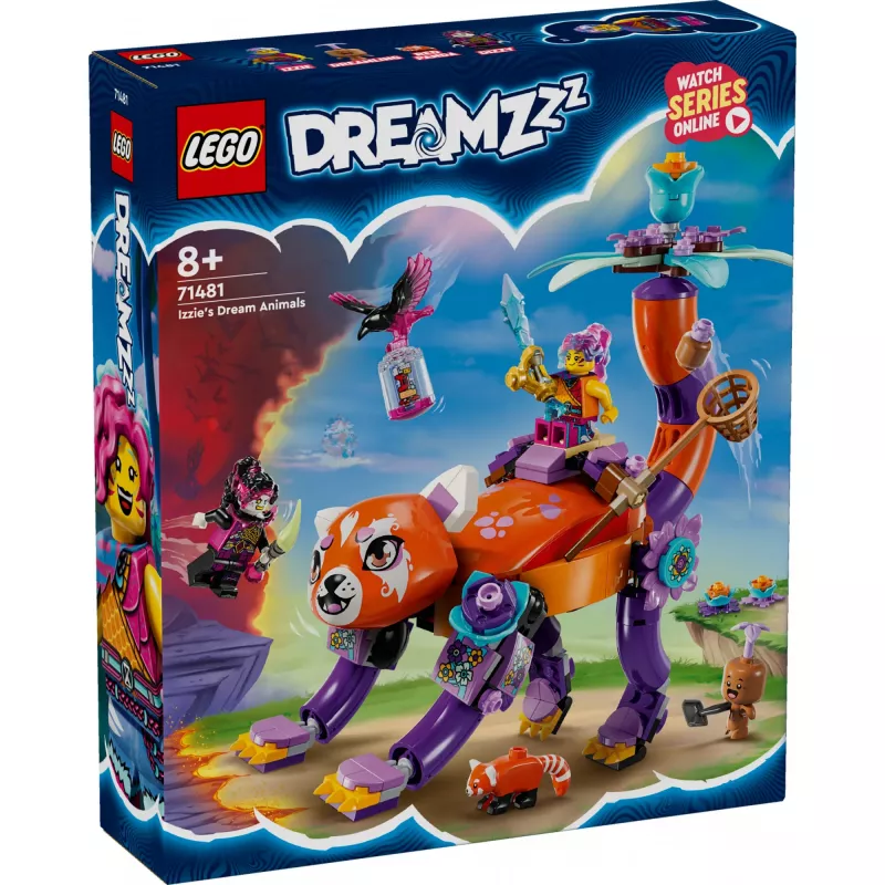 LEGO building set LEGO DREAMZzz Izzie Dream Animals 71481 – collectible playset
