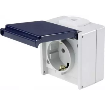 as - Schwabe 62460 Surface-Mount-Socket Outlet IP54 (62460)