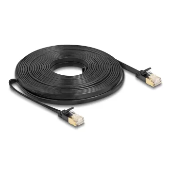 Network Cable DeLOCK RJ45 Cat.6A plug to plug U/FTP 10m black