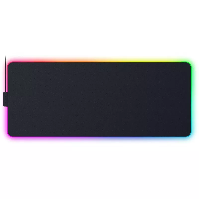 Gaming mouse pad Razer Strider Chroma – polyester surface, 370×900 mm, black, multicolour backlight