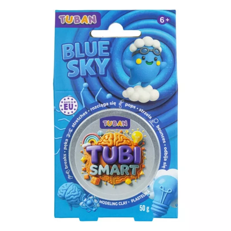 Modeling clay TUBAN Tubi Smart – Blue Sky, 50 g