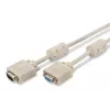 VGA monitor extension cable DIGITUS AK-310203-030-E — 3 m, VGA (D-Sub) to VGA (D-Sub), 3Coax+7-wire, beige
