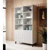 Shelving unit PAFOS 100x40x176.5 cm white matt