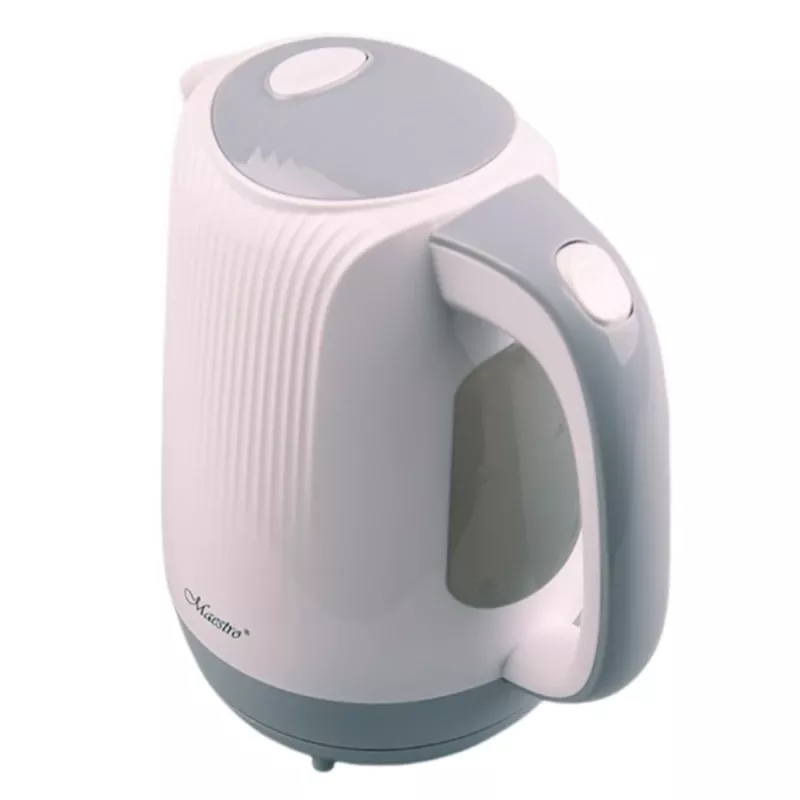 Feel-Maestro MR042 white electric kettle 1.7 L Grey, White 2200 W