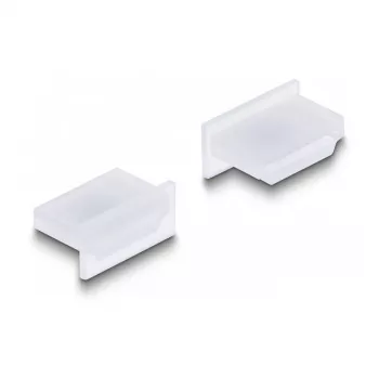 Cable cover DeLOCK 64169 HDMI A female without grip transparent 10 pcs