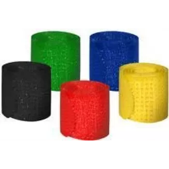 MEDIARANGE MRCS302 - Kabelbinder mit Klettverschluss - Nylon - Schwarz - Blau - Grün - Rot - Gelb - 21,5 cm - 16 mm - 5 Stück(e)