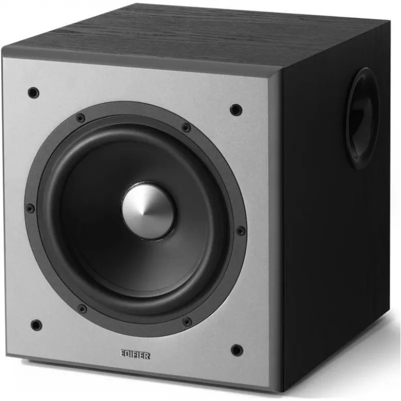 Powered Subwoofer Edifier T5, Stereo RCA in/out, Black, 70 W (slightly damaged packaging)
