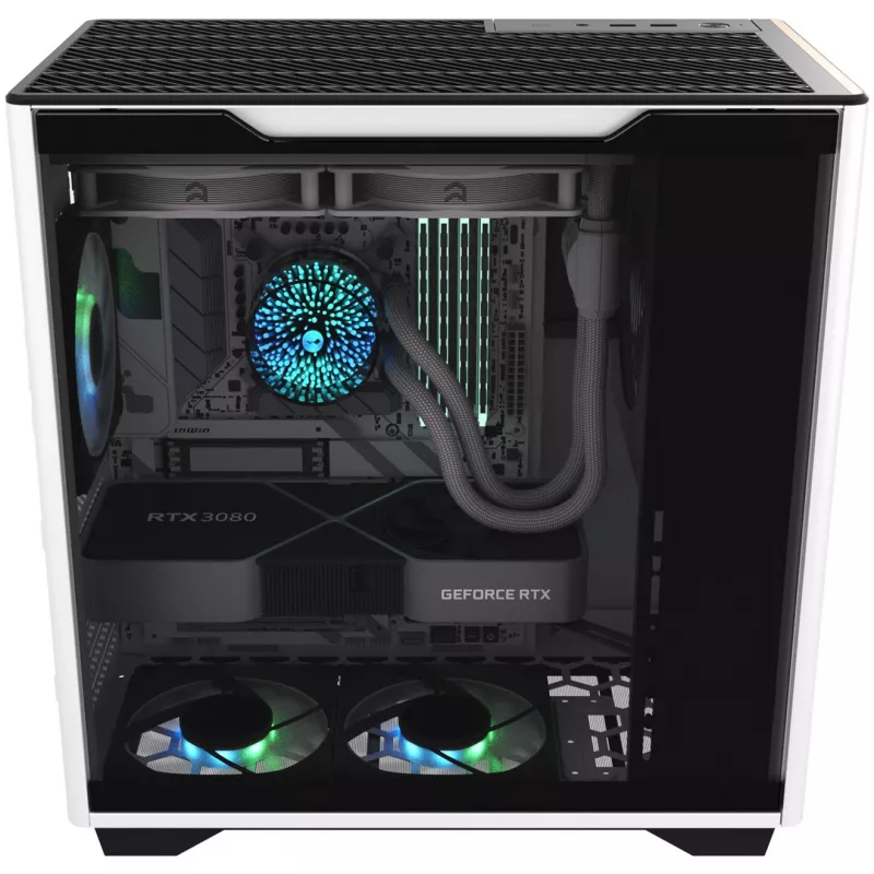 InWin A5 Midi-Tower Tempered Glass - white