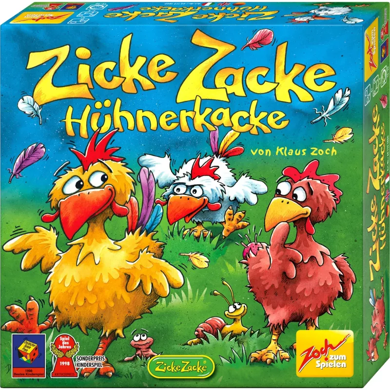 Zicke Zacke Chicken Cha Cha Cha, Board Game Children's Game of the Year 1998