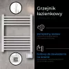 LED Electric Bathroom Radiator | AD 7823 | Radiator | 400 W | White | IP24