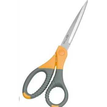 Straight Cut Scissors WEDO 985 8 Grey Yellow