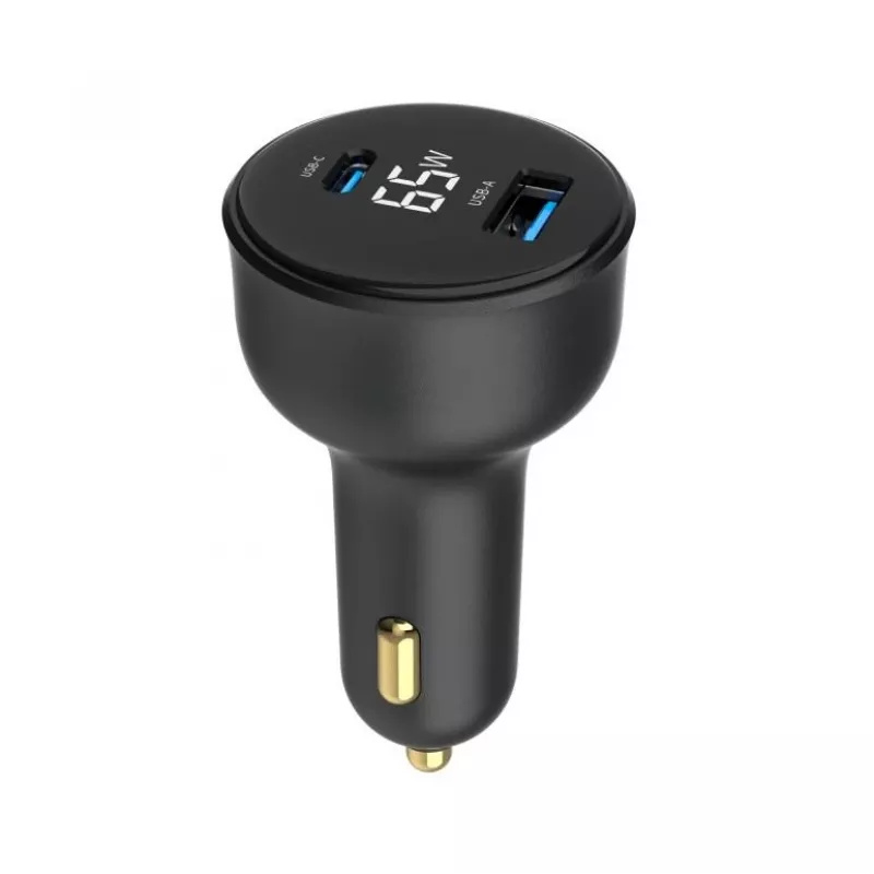 MOBILE CHARGER CAR USB 2PORT/TA-UC-AC2PD30LCD-CAR01 GEMBIRD