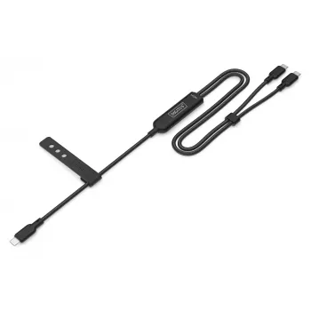 DIGITUS USB-C 2in1 charging cable 140W, USB-C to 2×USB-C, 1.8 m, USB 2.0, black