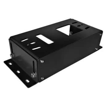 Mounting base 10.5-16cm ZINC RAL7016 for NICE, FAAC, GENIUS, BENINCA, KEY, CAME, ROGER drives