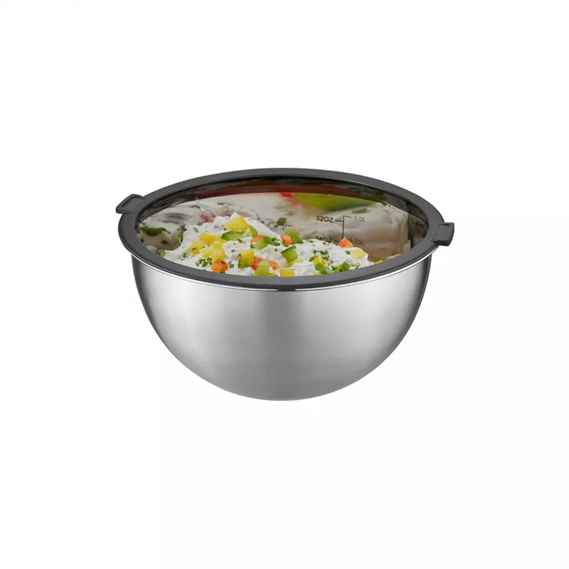 GEFU 89430 food storage container Round Set 8 L Stainless steel 1 pc(s)