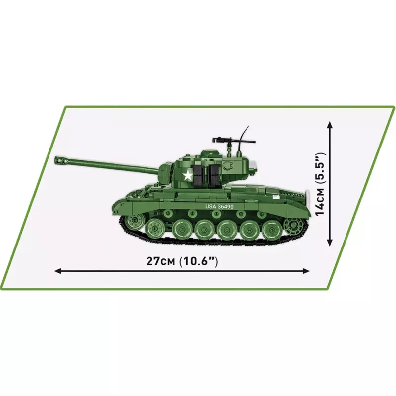 Building set COBI M26 Pershing T26E3 904 pieces Plastic for ages 3+