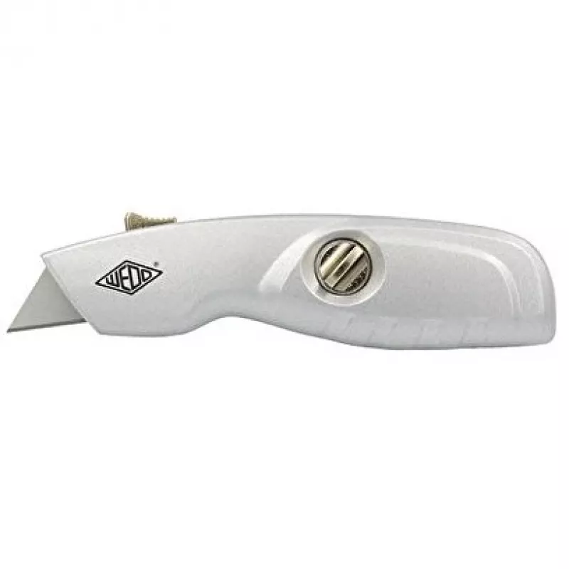 Utility knife WEDO 78 808 fixed blade, aluminum body, blade width 44 mm
