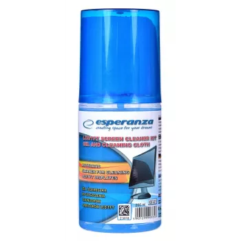 Screen cleaning kit ESPERANZA ES121 for LCD/TFT/Plasma, 200 ml