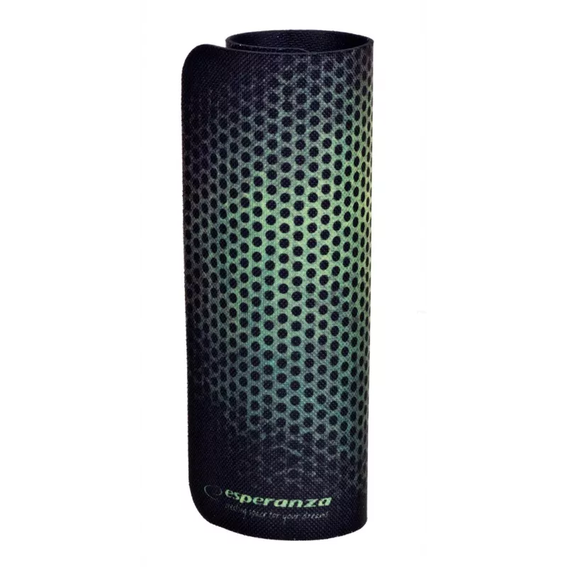 Mouse pad ESPERANZA EGP102G — gaming rubber mat 300×240 mm, 3 mm, green/black, non-slip