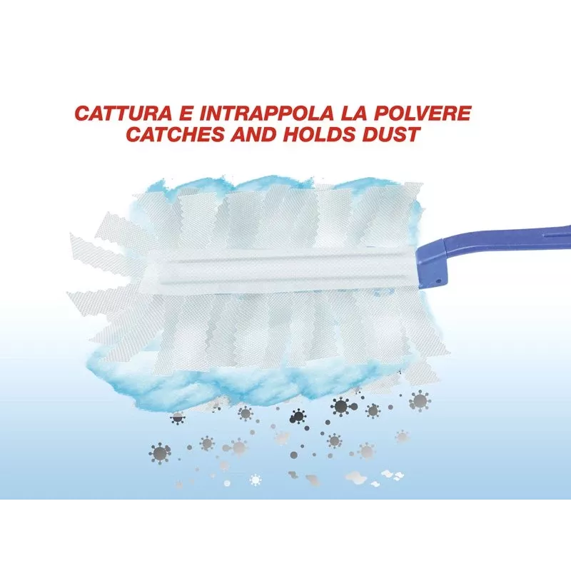 Beper Duster Kit C203PUL004 with 10 Refills — handheld duster kit, replaceable microfiber heads