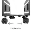 Castor platform MACLEAN MC-851 — castor platform, black, 119×260×128 mm, max load 10 kg