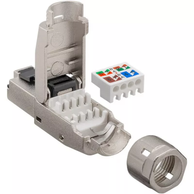 Goobay CAT 8.1 STP-shielded, field-terminable RJ45-Plug (61130)