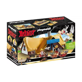 Playmobil 71266 Asterix: Hut of Unhygienix Unhygienix and His Wife Bacteria Collection Play Figures Asterix Collectors and Fans Fun Imaginative Ro