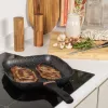 Griddle Pan Salter BW10702BRMFOB 28 cm Megastone with Thermo Collar