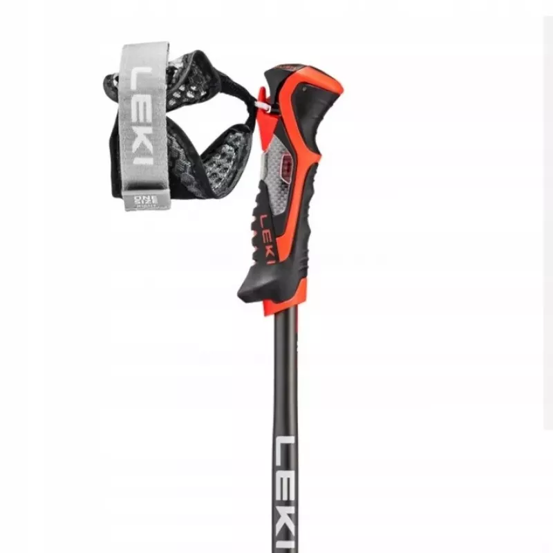 Ski poles Leki 3D AIRFOIL black/red 120 cm