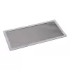 Dust filter DEMCiflex 0313 — dimensions 142×290 mm, black/grey