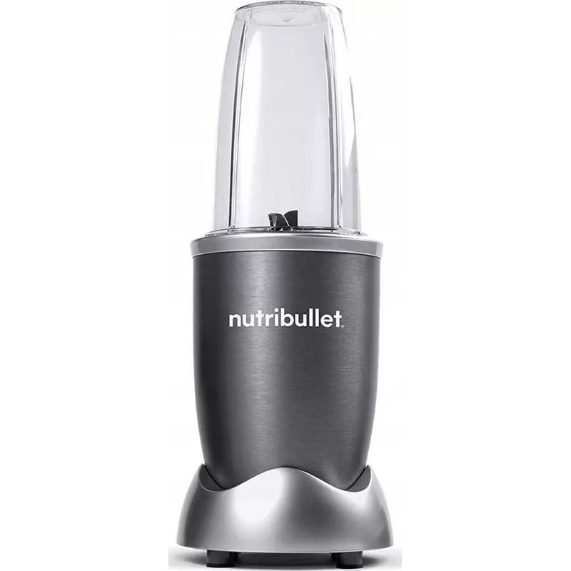 Cup blender NUTRIBULLET NB606B 600W, Tritan jug 0.7 L, 6 blades, 1 speed, 500 ml mug, grey
