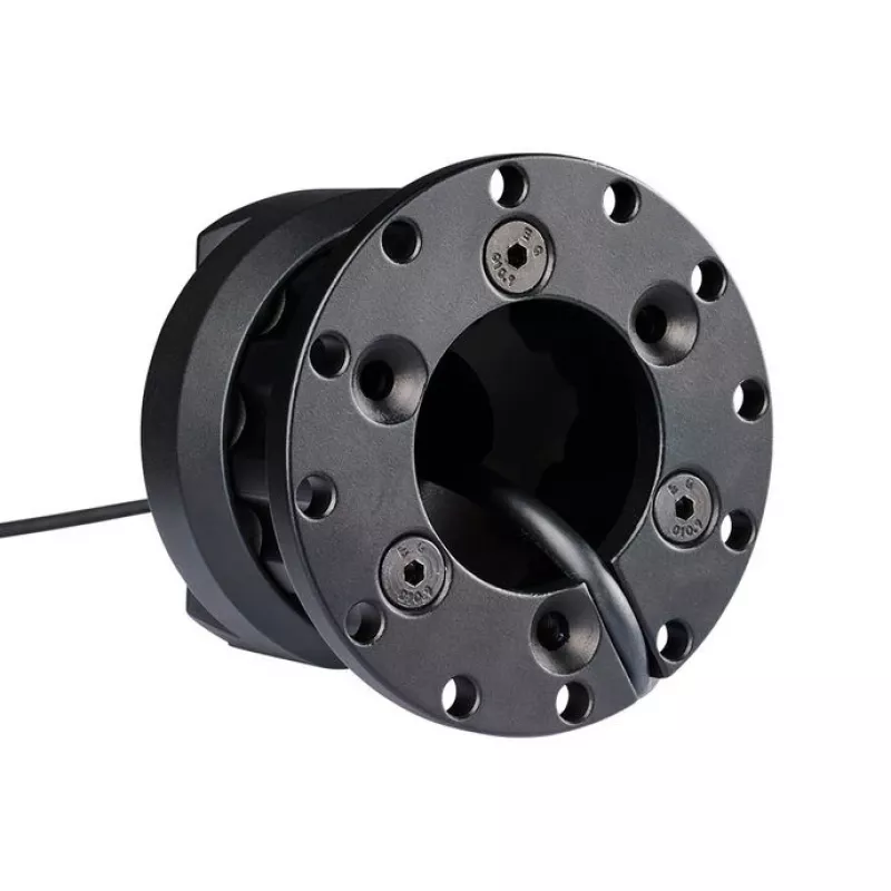 Quick-Release Adapter Asetek SimSports 40-035-0035028 black — quick-release wheel adapter for sim racing setups