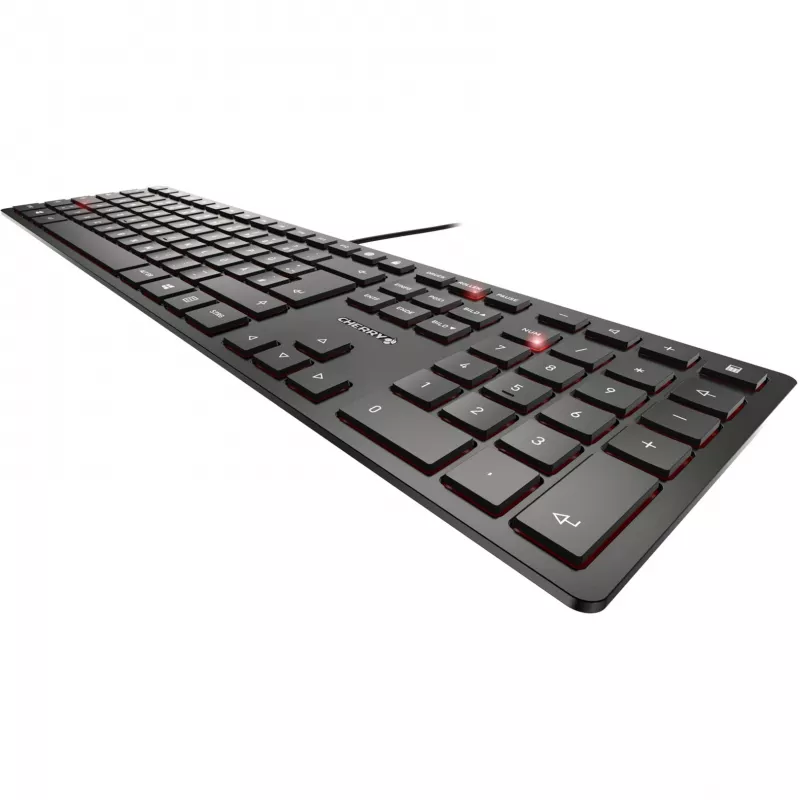 CHERRY KC 6000 Slim keyboard Universal USB QWERTZ German Black