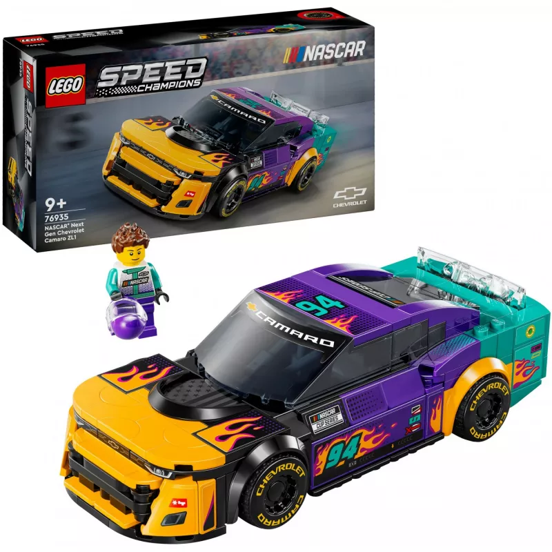 Construction toy LEGO Speed Champions 76935 NASCAR Next Gen Chevrolet Camaro ZL1, 328 pieces, 1 minifigure, age 9+