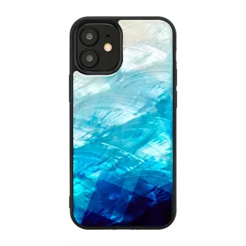 iKins protective case for Apple iPhone 12 mini — blue lake with black accents