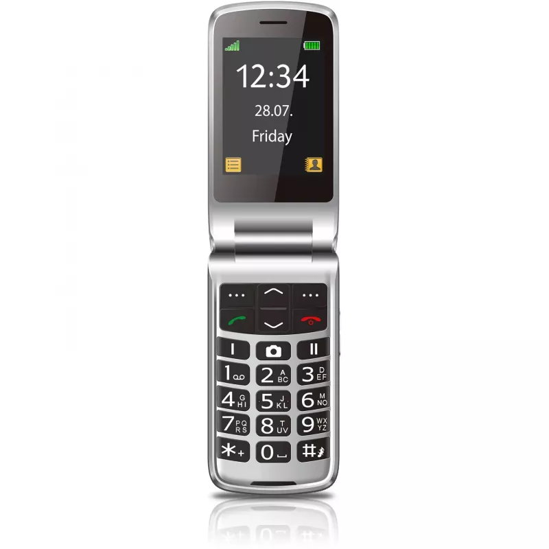 Smartphone Beafon SL645 LTE 2.8 inch 1550 mAh Black Silver