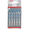 Jigsaw blade Bosch T 118 A High-Speed Steel HSS 5 pcs