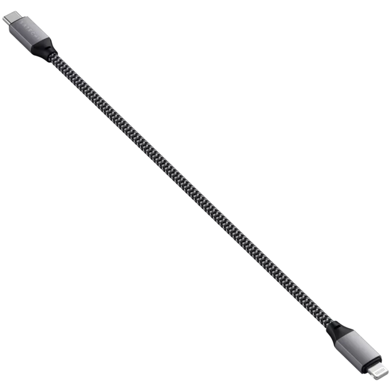 Satechi ST-TCL10M USB cable 0.25 m USB C USB C/Lightning Black Grey