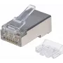 Intellinet RJ45 Modular Plugs, Cat6A, STP, 3-prong, for solid wire, 15 µ gold plated contacts, 90 pack