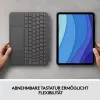 Case with keyboard Combo Touch US iPad Pro 11 1,2,3 Gen grey