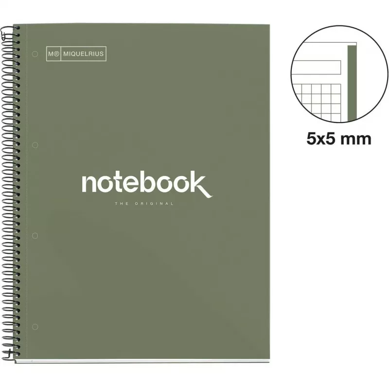 MIQUELRIUS College Notebook Emotions 1 squared DIN A4 inner margin (A460459)