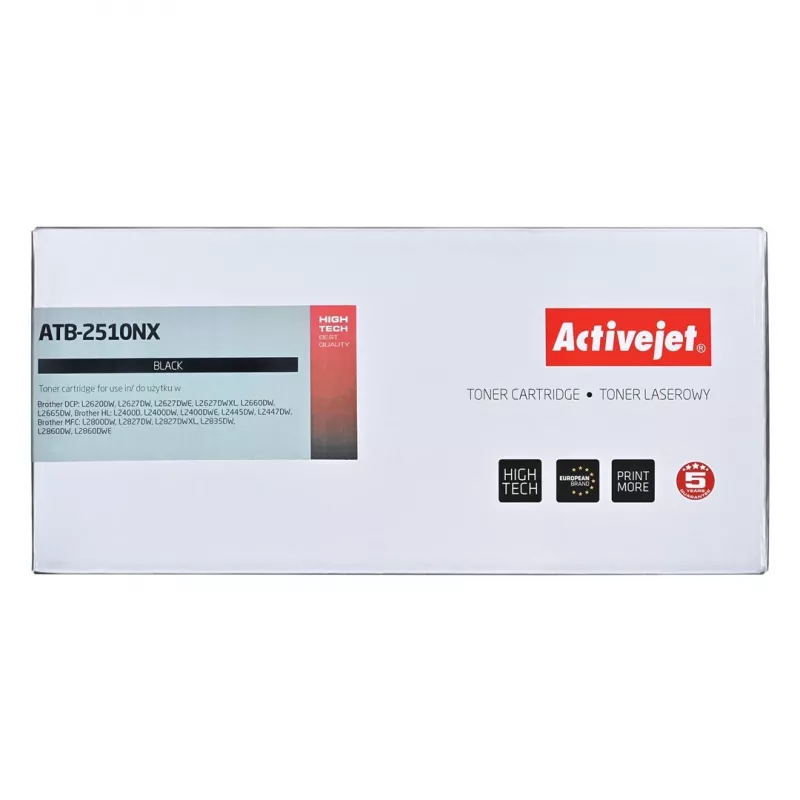 Toner cartridge ActiveJet ATB-2510NX black 3000 pages for Brother TN2510XL compatible